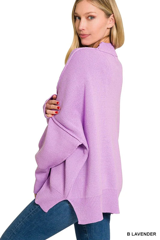 Easy Street Sweater Lavender